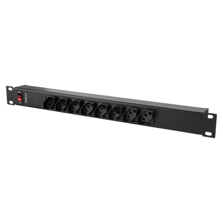Protetor Eletrônico EPR 208+ Com 8 Tomadas Bivolt Preto Intelbras 3 Metros - imagem 2