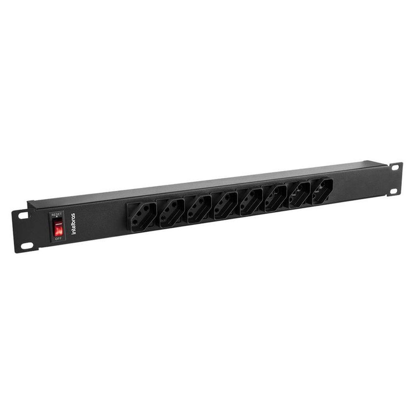 Protetor Eletrônico EPR 208+ Com 8 Tomadas Bivolt Preto Intelbras 3 Metros - imagem 3