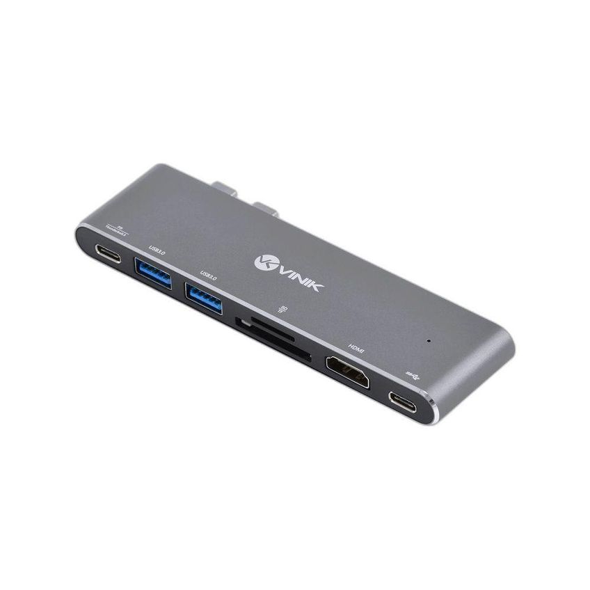 Hub Usb Hc-72 Com Thunderbolt 3 Hdmi 4k E Power Delivery Vinik - imagem 2