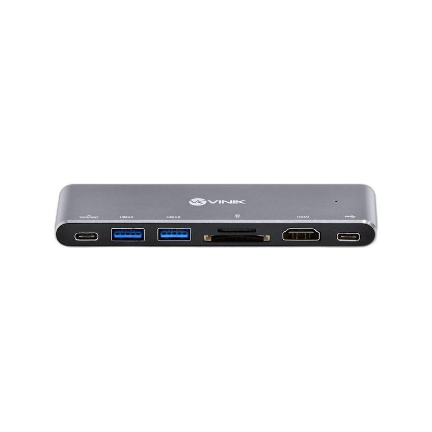 Hub Usb Hc-72 Com Thunderbolt 3 Hdmi 4k E Power Delivery Vinik - imagem 3