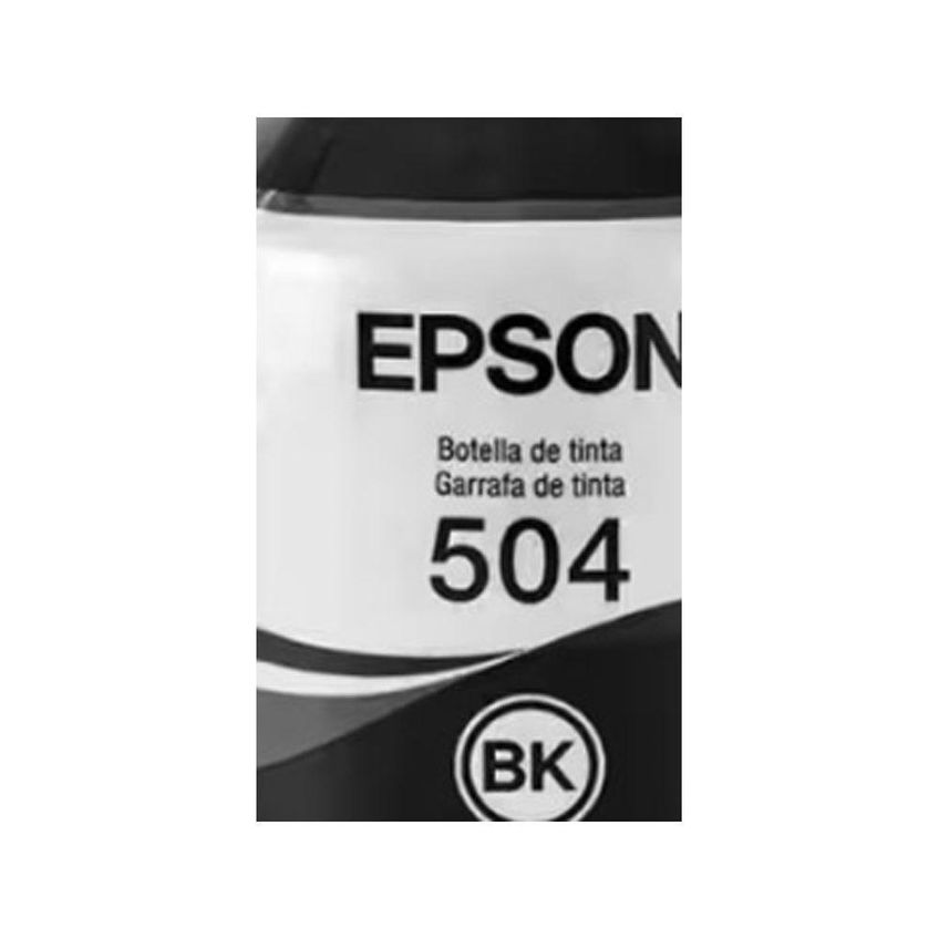 Refil Tinta Epson T504 Preto Com Alta Precisão 127ml - imagem 4