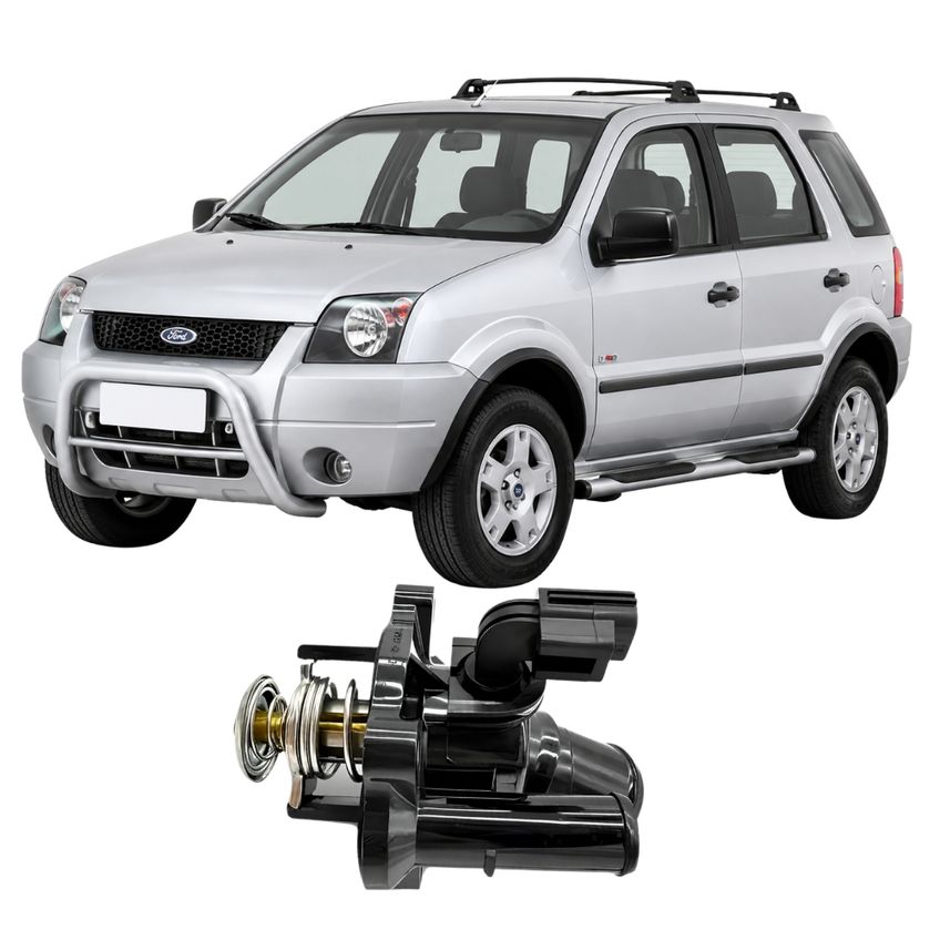 Válvula Termostática Ecosport 2.0 Ranger 2.3 Duratec 2001-10 - imagem 5