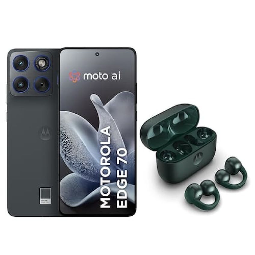 Smartphone Motorola Edge 70 256gb 5g Fone Moto Buds Loop Bluetooth - imagem 2