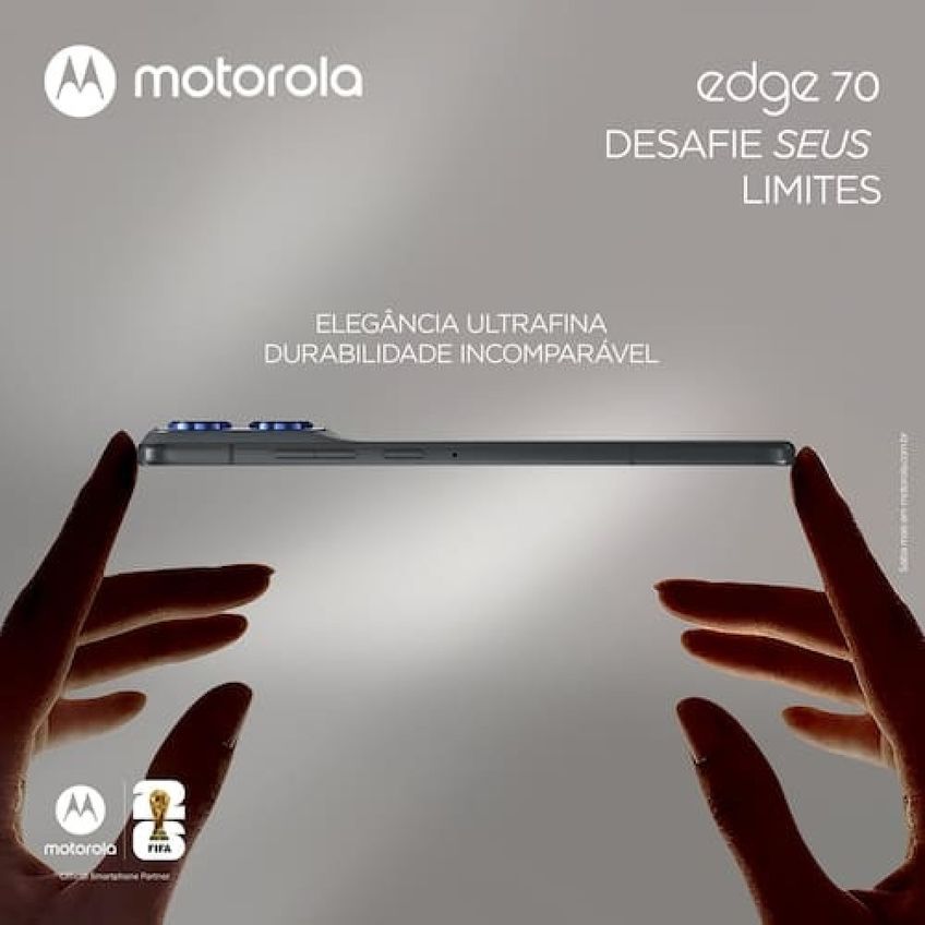 Smartphone Motorola Edge 70 256gb 5g Fone Moto Buds Loop Bluetooth - imagem 5