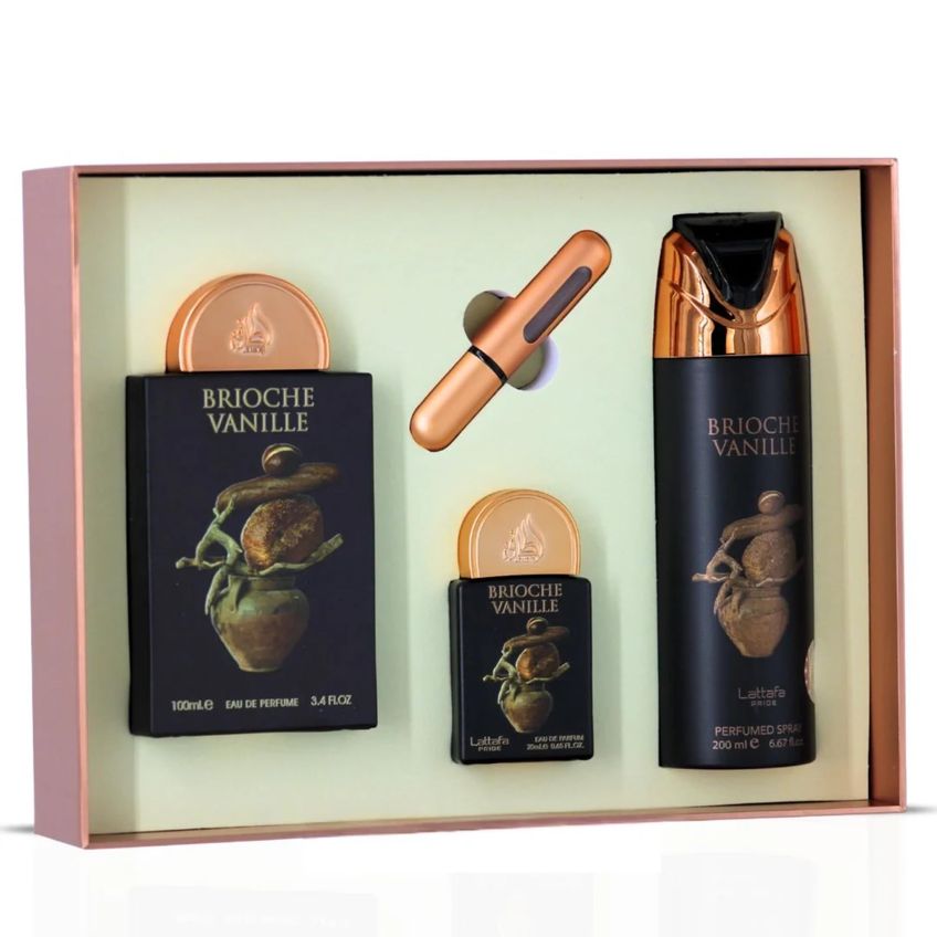 Kit De Perfume Lattafa Brioche Vanille Unissex 320 Ml - imagem 2