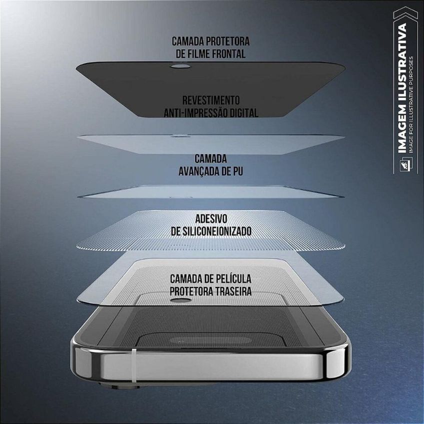 Película De Proteção Para Smartphone Gshield Samsung Galaxy S26 Fe Hydrogel Gamer Fosca - imagem 3