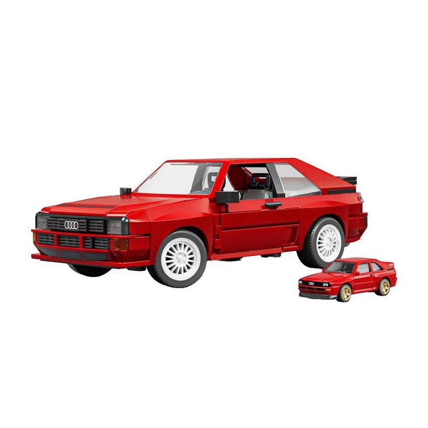 Jogo De Construção Mattel Brick Shop Hot Wheels Elite '84 Audi Sport Quattro Jlk39 - imagem 3