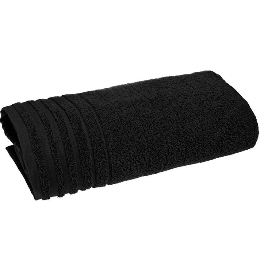 Toalha Banhão Glamour 100% Algodão 450g/m² 80x150cm Tessi Preto - imagem 4