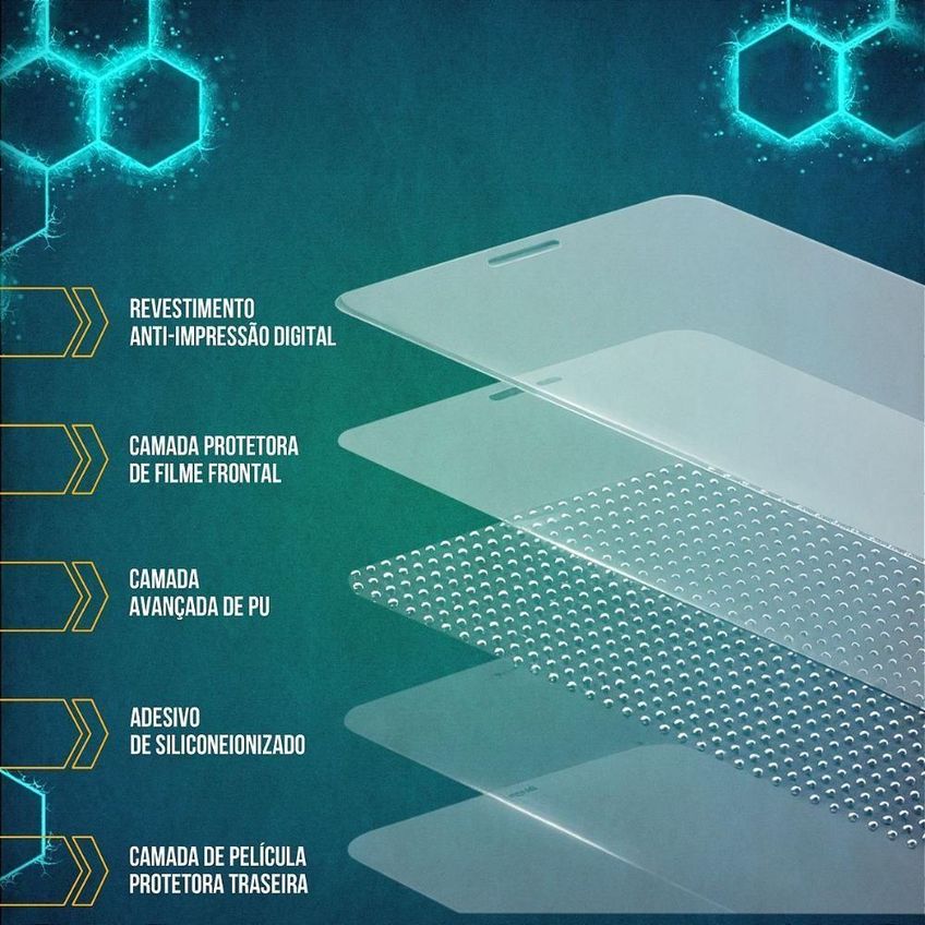 Película Protetora De Tela Gshield Para Samsung Galaxy S26 Fe Hydrogel HD Hidro Nano PET TPU Soft - imagem 3