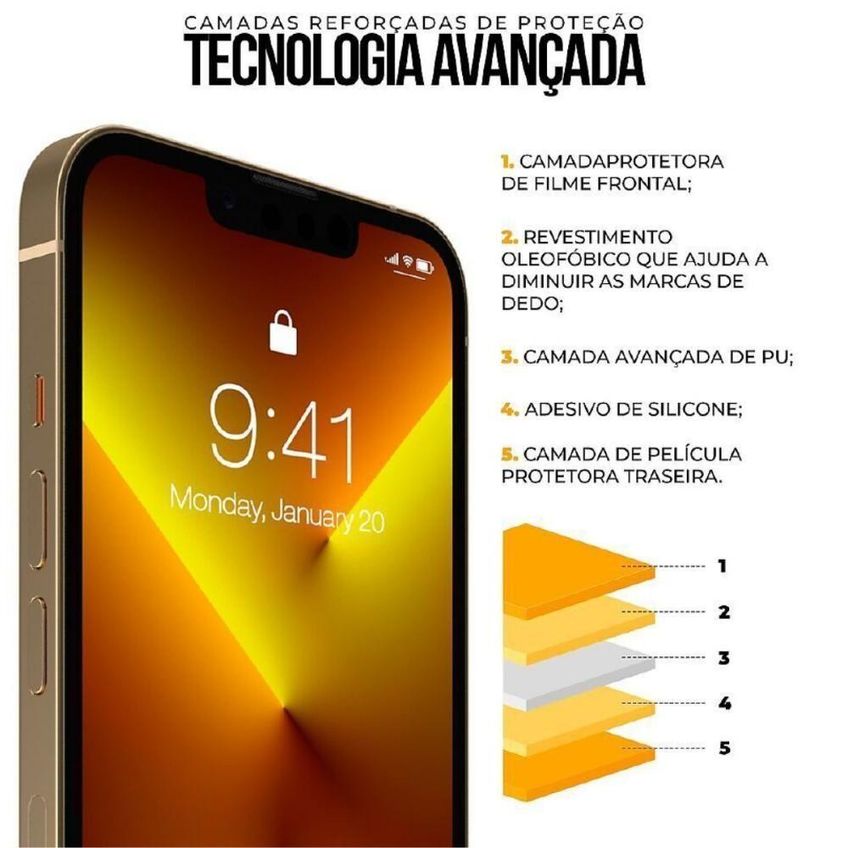 Película Protetora Traseira Gshield Samsung Galaxy S26 Fe Efeito Couro Bege - imagem 5