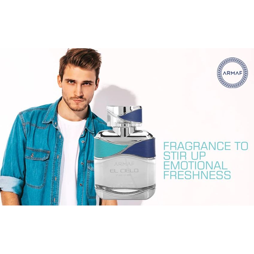 Perfume Armaf El Cielo Pour Homme Eau De Parfum 100ml Para Homens - imagem 2