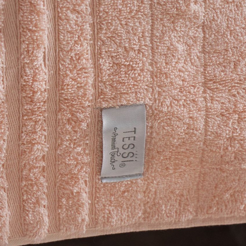 Toalha Banhão Glamour 100% Algodão 450g/m² 80x150cm Tessi Rosa Areia - imagem 3