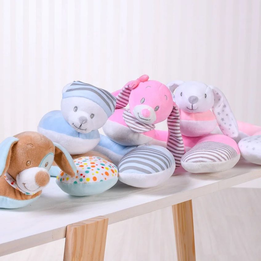 Travesseiro Protetor De Pescoço Baby Macio E Anatômico 25cm Bene Casa Rosa - imagem 3