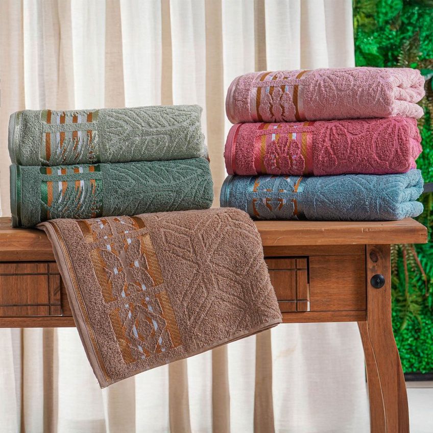 Toalha De Rosto Premier 100% Algodão 420g/m² 45x75cm Bene Casa Xaxim - imagem 3