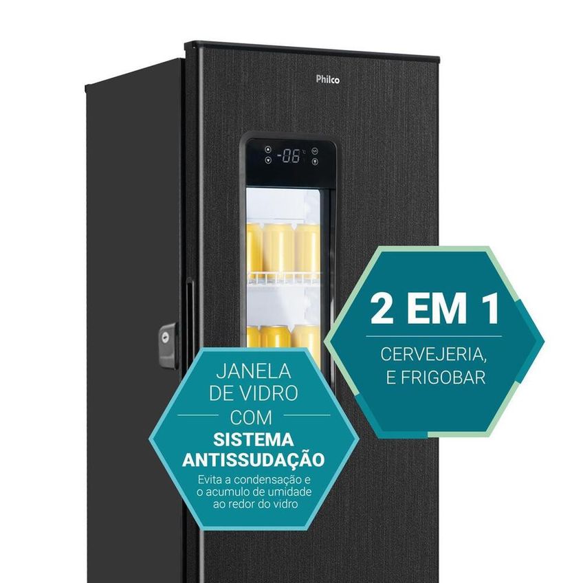 Cervejeira Philco Controle Digital PCV25A 250L - imagem 5