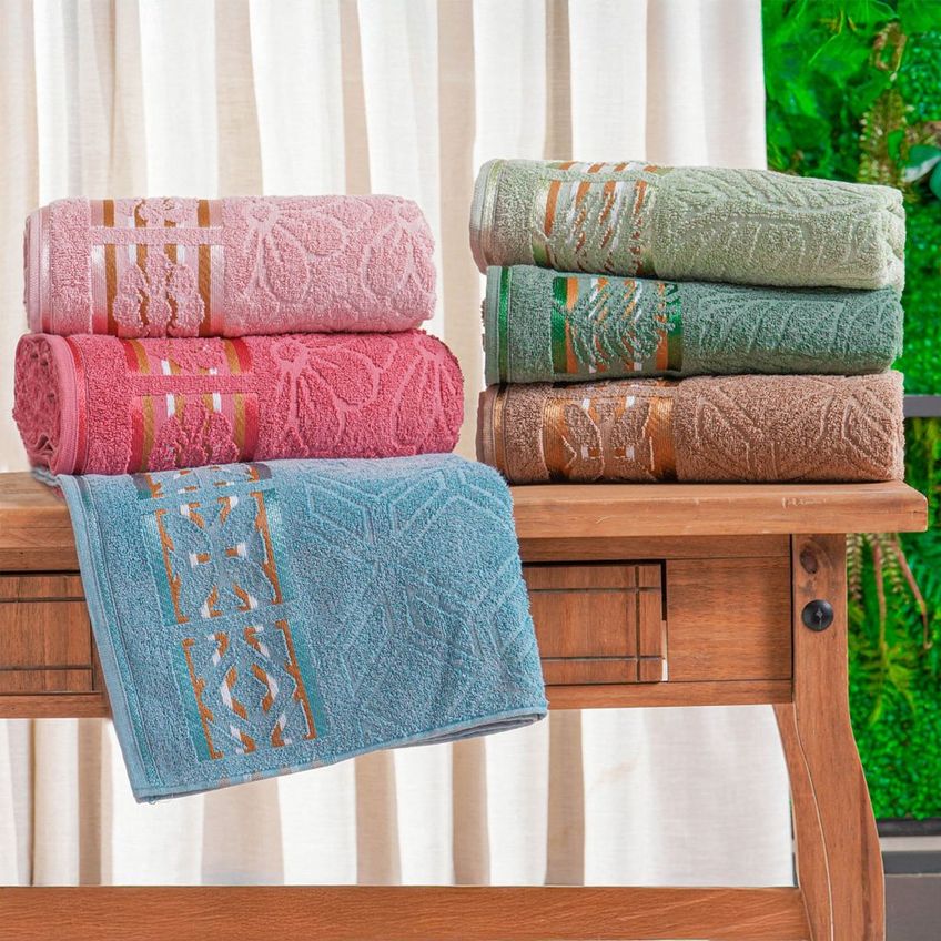 Toalha De Banho Premier 100% Algodão 420g/m² 68x135cm Bene Casa Topázio - imagem 3