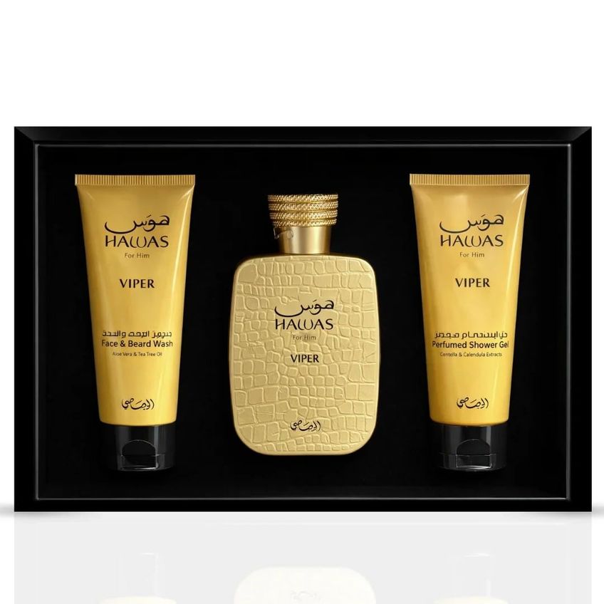 Conjunto De Presente De Perfume Rasasi Hawas Viper 3x100 Ml - imagem 3