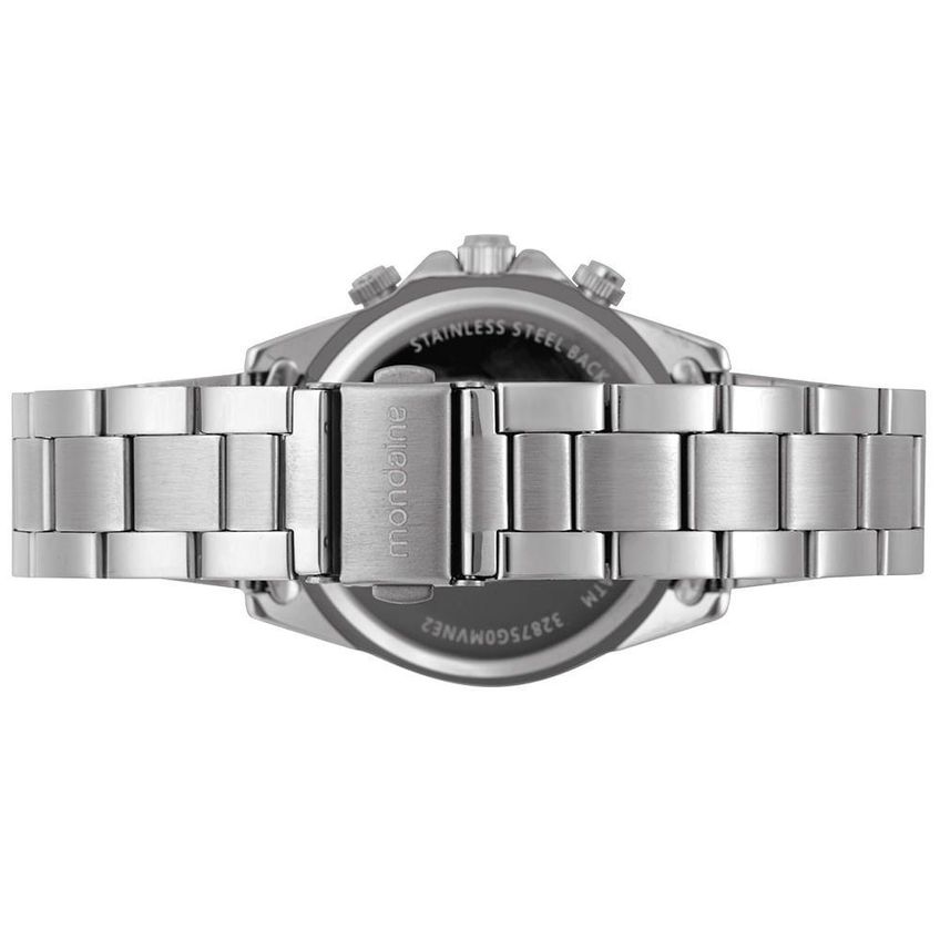 Relógio Masculino Relógio Masculino Prata Digital Com Alarme Cronógrafo Digital Aço Inox Prata - imagem 2