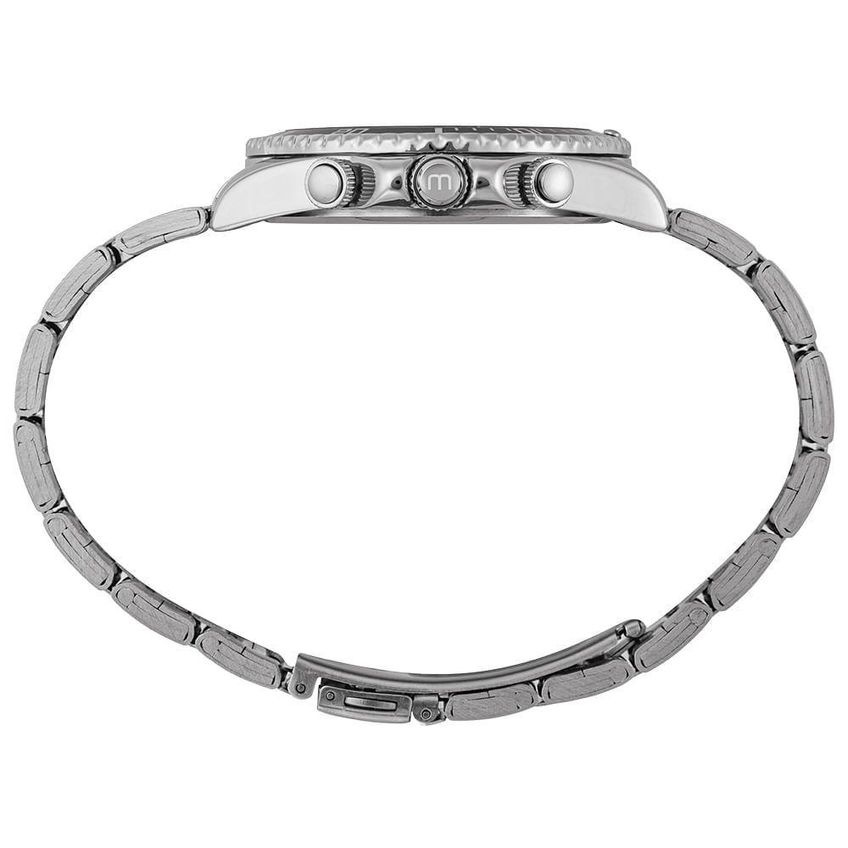 Relógio Masculino Relógio Masculino Prata Digital Com Alarme Cronógrafo Digital Aço Inox Prata - imagem 4