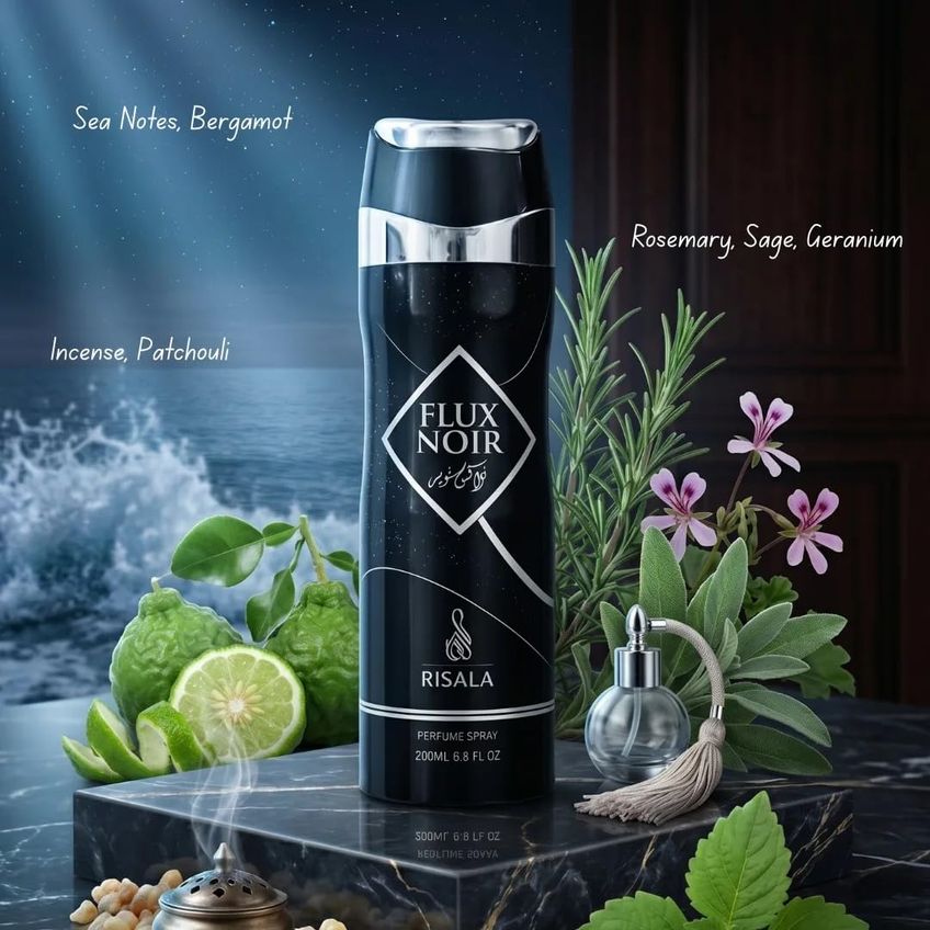 Spray Corporal Risala Flux Noir 200 ml (6,8 oz) - imagem 2