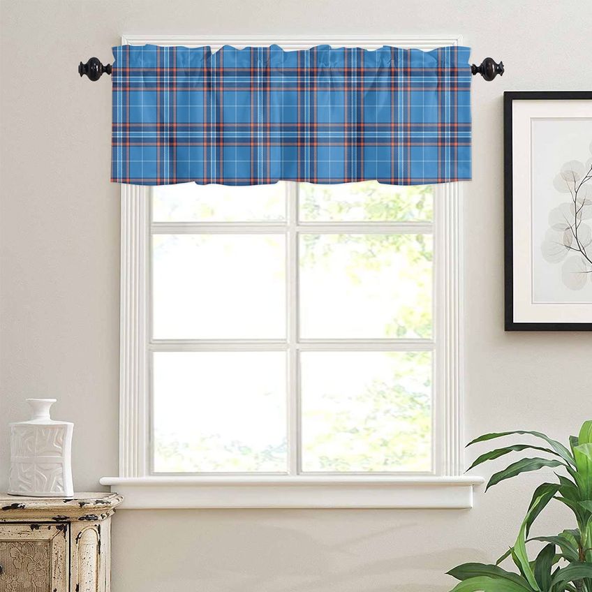 Cortina De Janela Valance Buling Design Tradicional De Edredão - imagem 3