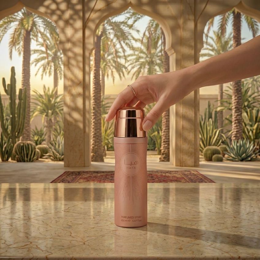 Spray Corporal Lattafa Haya 200ml (6,8 Oz) - imagem 4