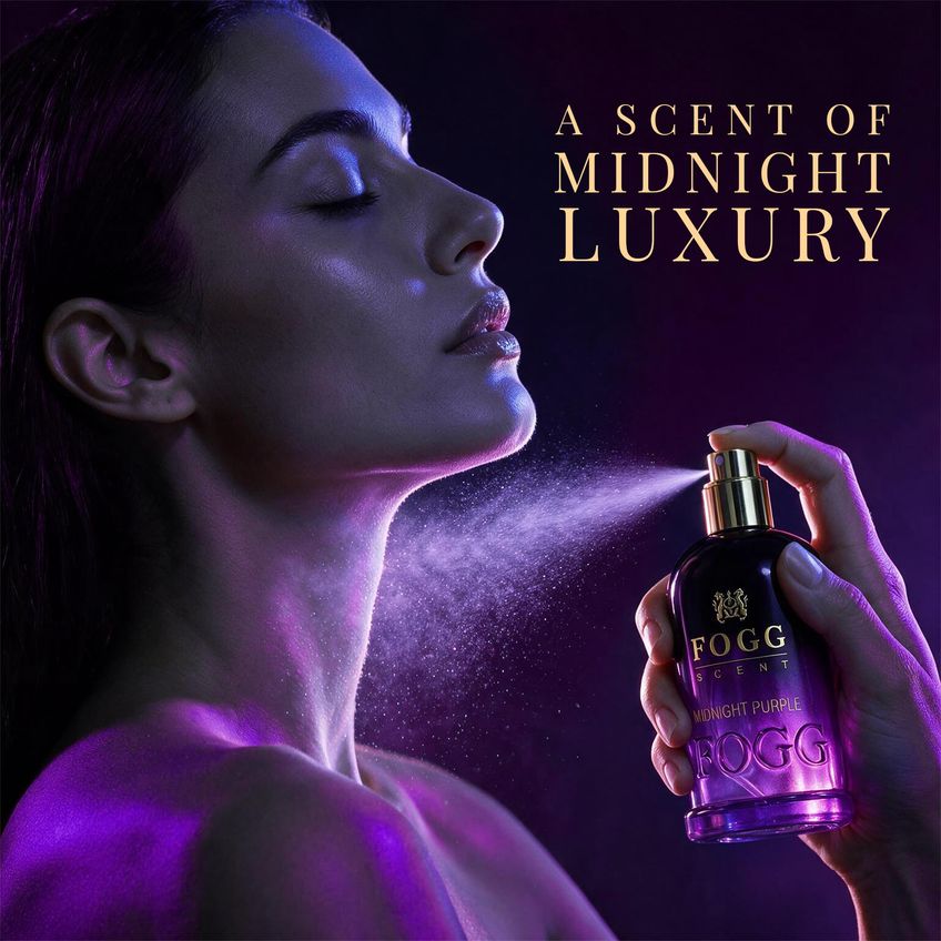Eau De Parfum Fogg Midnight Purple 100 ml - imagem 3