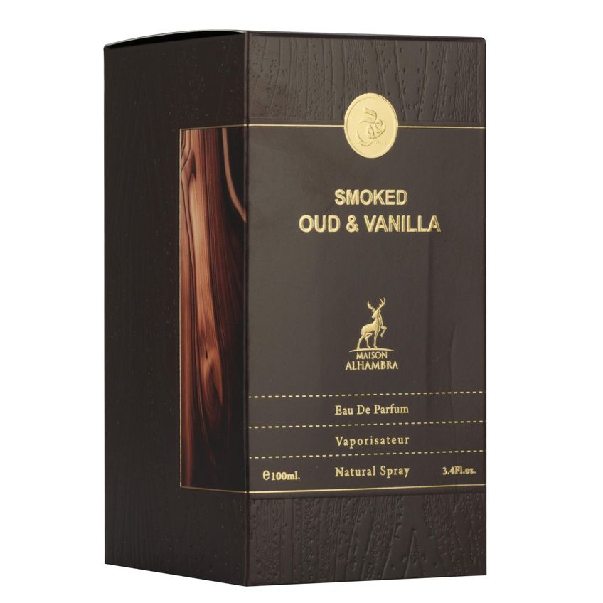 Perfume Maison Alhambra Smoked Oud E Vanilla Eau De Parfum 100ml - imagem 3