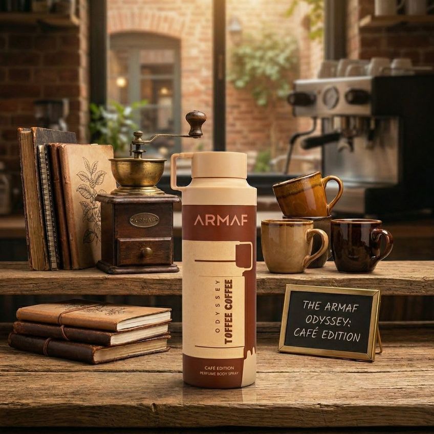 Body Spray Armaf Odyssey Toffee Coffee 200ml - imagem 3