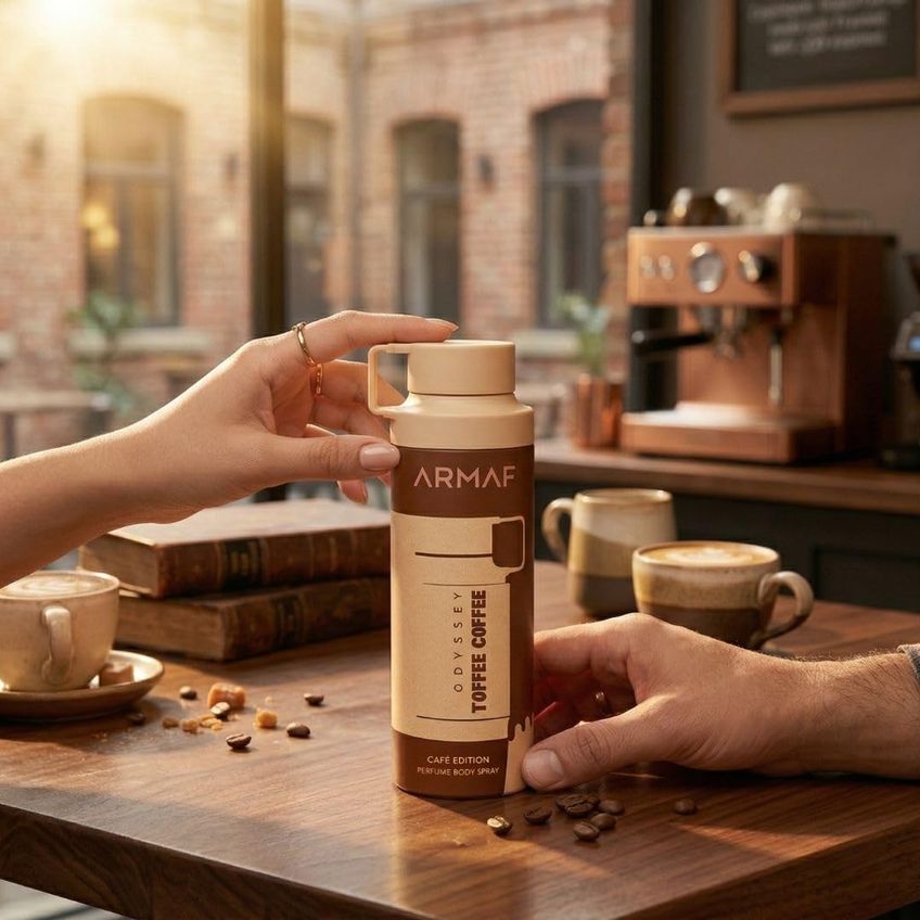 Body Spray Armaf Odyssey Toffee Coffee 200ml - imagem 4