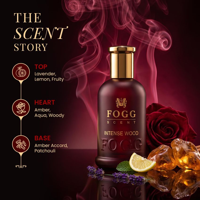 Água De Perfume Fogg Intense Wood 100ml - imagem 4