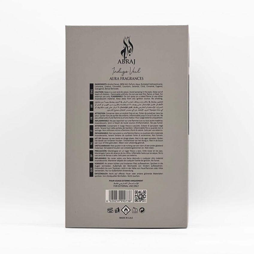 Eau De Parfum Aurabyaura Abraj Indigo Veil 100ml - imagem 3