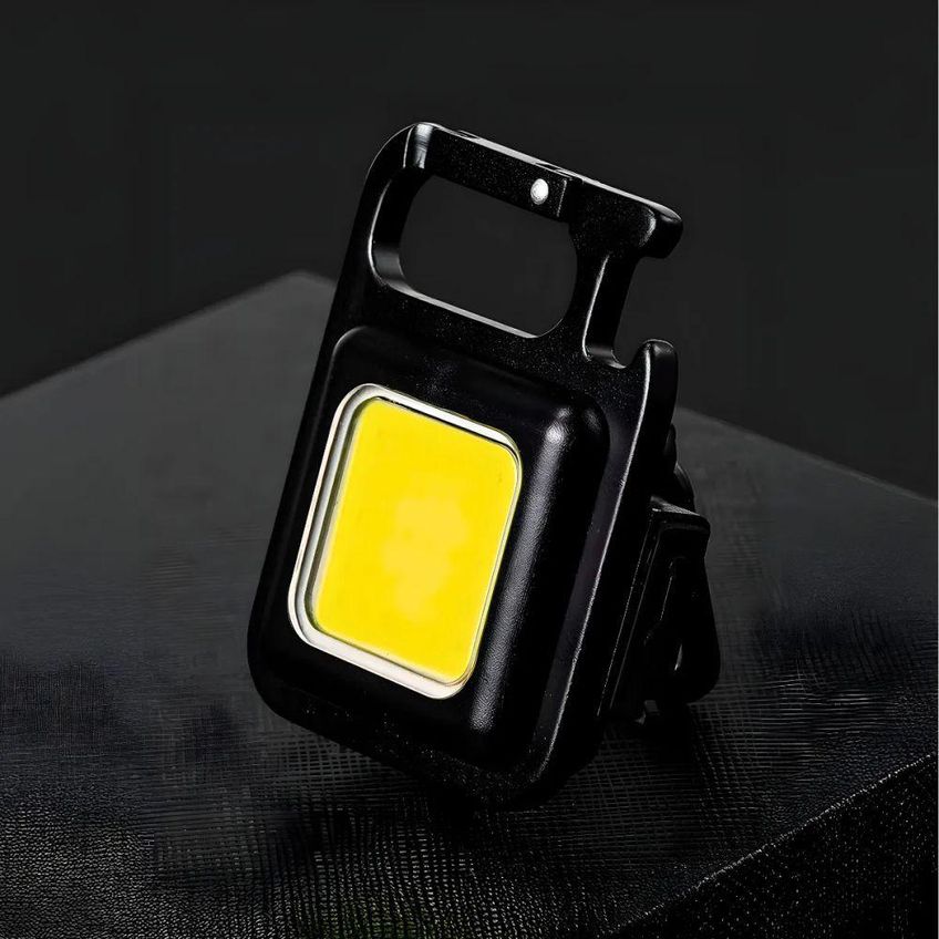 Lanterna Recarregável Mini Led Cob Multifunção 3 Em 1 Abridor De Garrafa Chaveiro Utimix - imagem 2