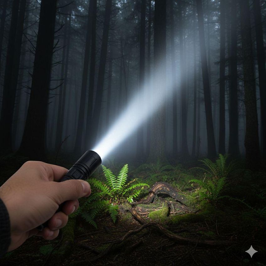 Lanterna Recarregável Luz Lateral Led Alta Potência Zoom 5 Modos Resistente À Água Camping Pesca - imagem 3