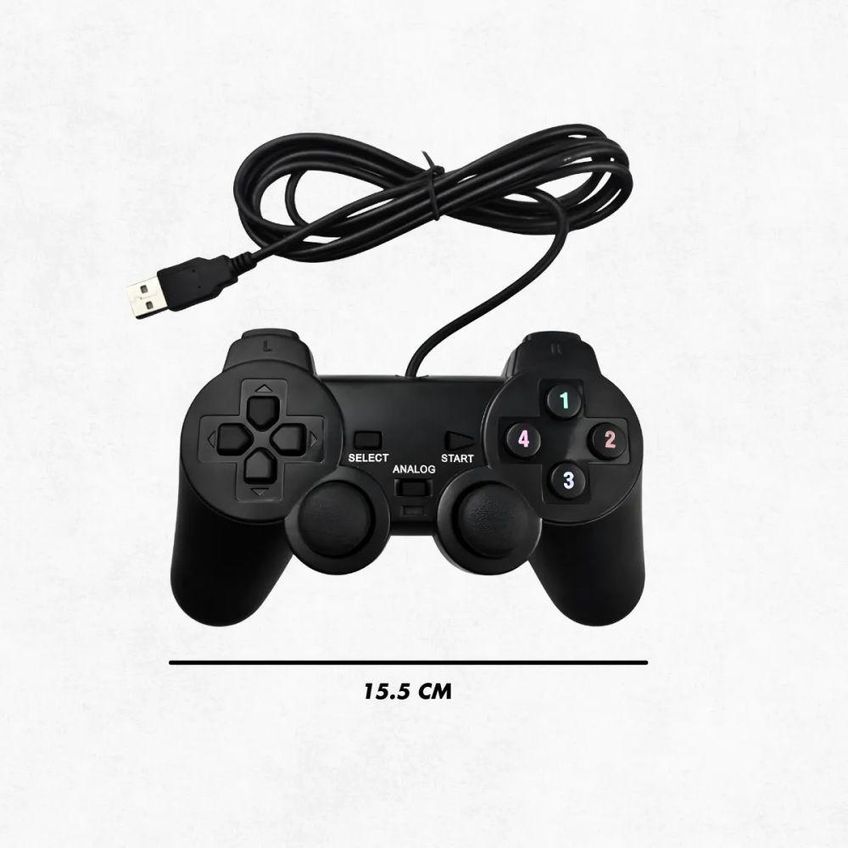Controle USB para PC Utimix FR-202 Windows Linux Raspberry Pi Plug and Play Preto - imagem 3