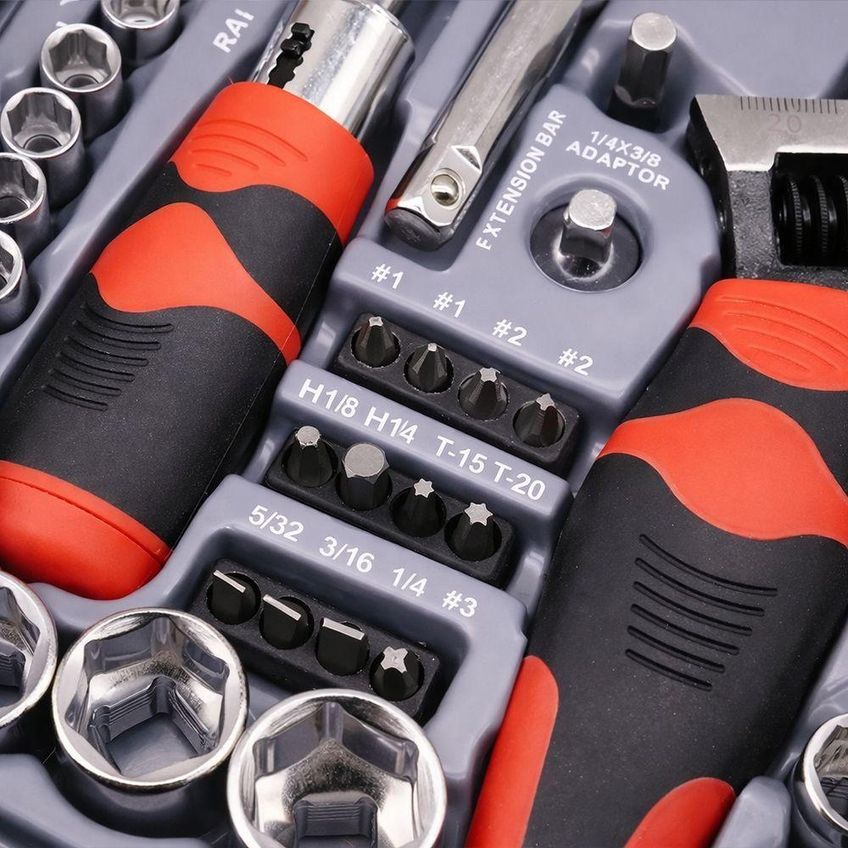 Conjunto De Ferramentas 45 Peças Com Maleta Aço Para Casa Utimix - imagem 3
