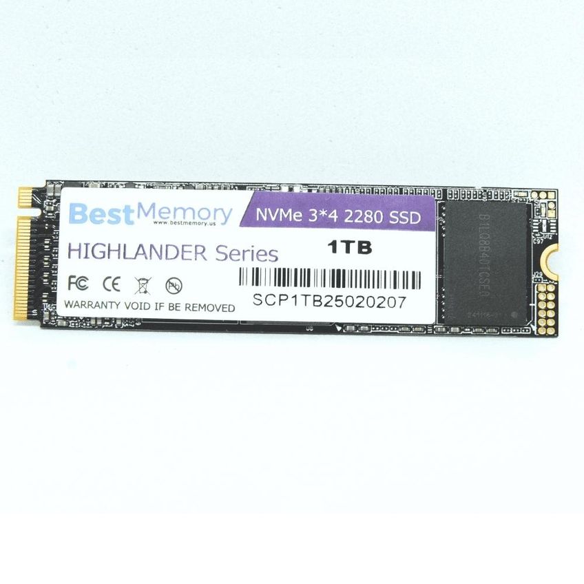 SSD NVMe Highlander Series 1TB Gen3x4 2280 Best Memory - imagem 3