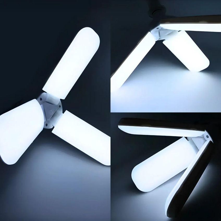 Lâmpada Led Pétala 45w Luz Branca Fria Econômica 3 Hélices Dobráveis Bivolt Utimix - imagem 5