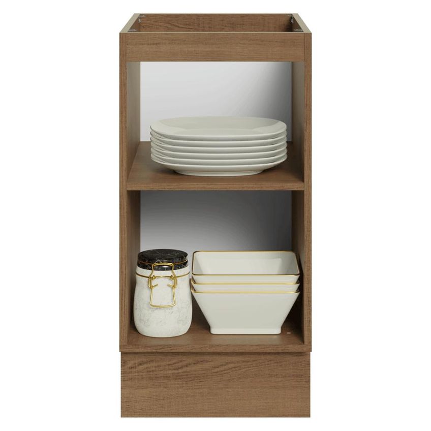 Balcão De Cozinha 40 Cm 1 Porta (sem Tampo) Rustic/crema Vik Madesa - imagem 5