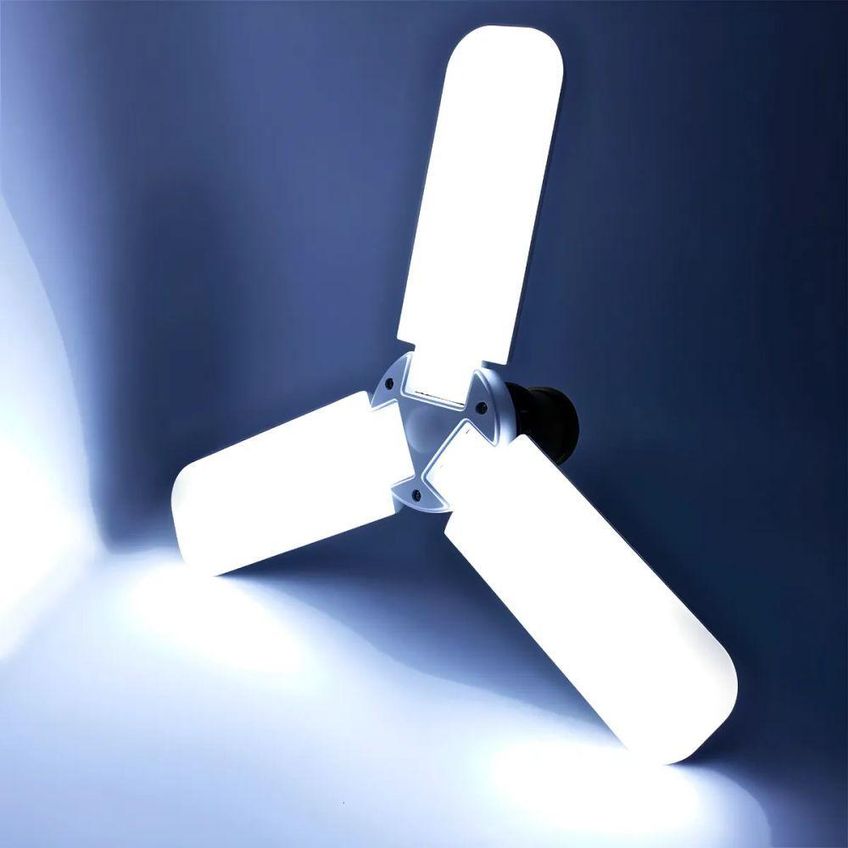 Lâmpada Led Pétala 45w Luz Branca Fria Econômica 3 Hélices Dobráveis Bivolt Utimix - imagem 5