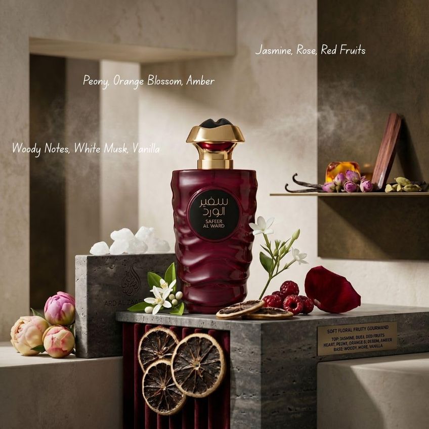 Eau De Parfum Ard Al Zaafaran 100ml Safeer Al Ward - imagem 4