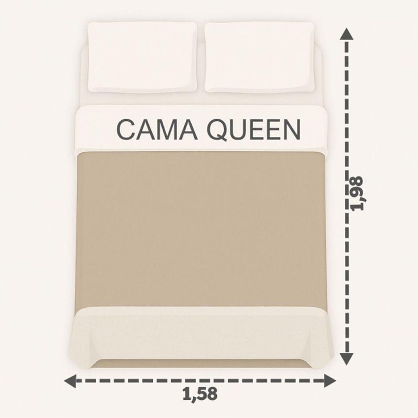 Kit Cobre Leito Egeu Queen Percal 300 Fios Colcha Matelassê Alto Relevo 3 Peças Terracota - imagem 4