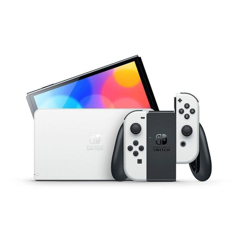 Console De Videogame Switch Oled 64gb Hbg-s-kaasc Nintendo Jogo Super Mario Bros Wonder Digital 12 Meses Online Branco - imagem 2
