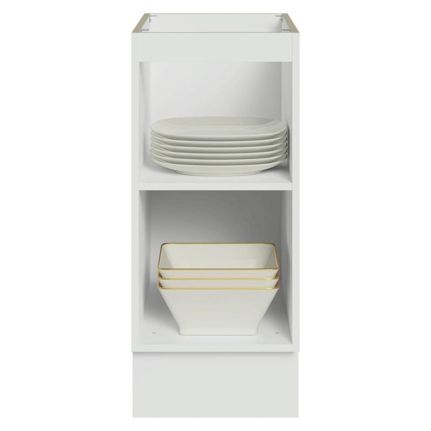 Balcão De Cozinha 35 Cm 1 Porta (sem Tampo) Branco/crema Vik Madesa - imagem 5