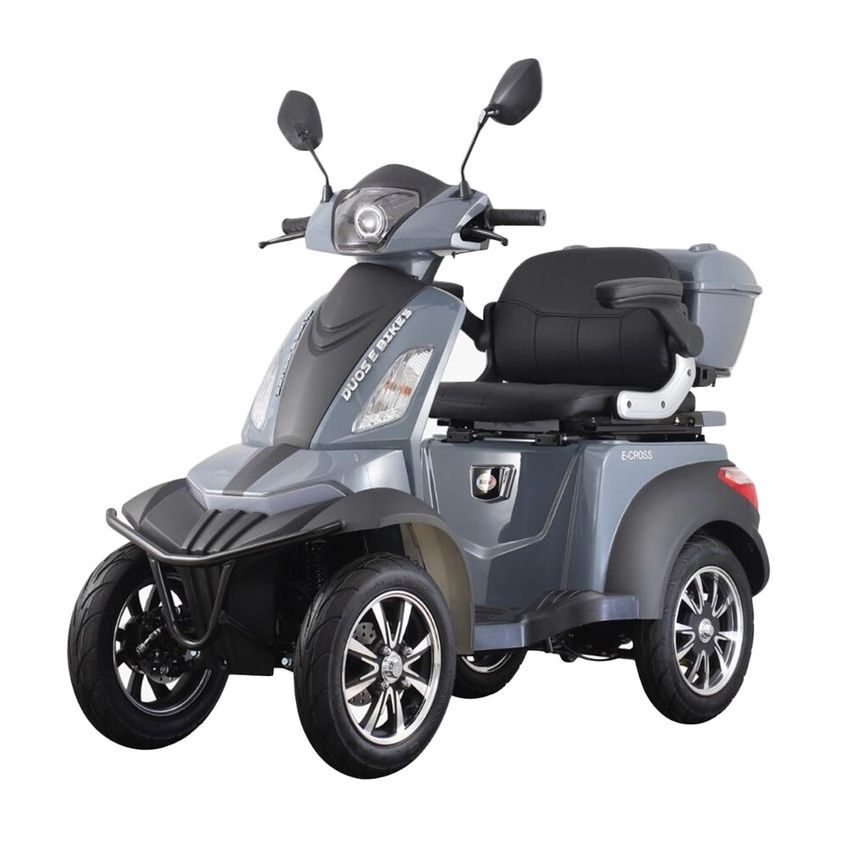 Quadriciclo Elétrico - Duos E-cross 1000w Lithium - Cinza - Duos Bikes - imagem 2