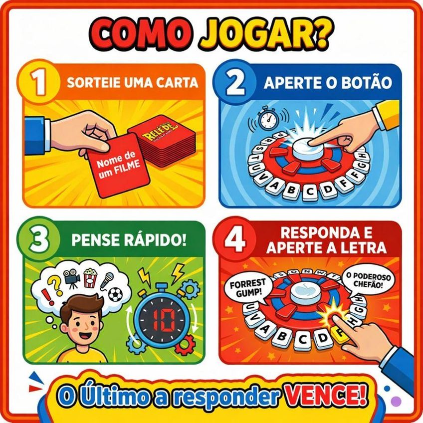 Jogo Educativo Relé De Letras Formação De Palavras Alfabetização Infantil Raciocínio Rápido Utimix - imagem 3