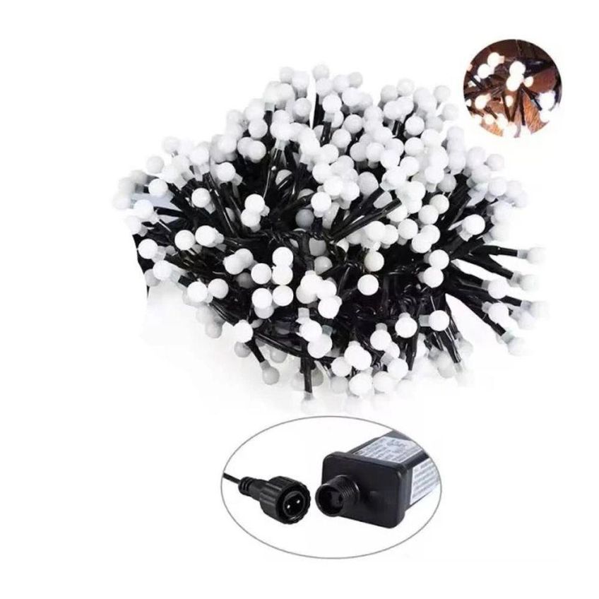 Festão De Led 31003 Com 400 Leds Bolinhas Branco Frio Bivolt - imagem 2