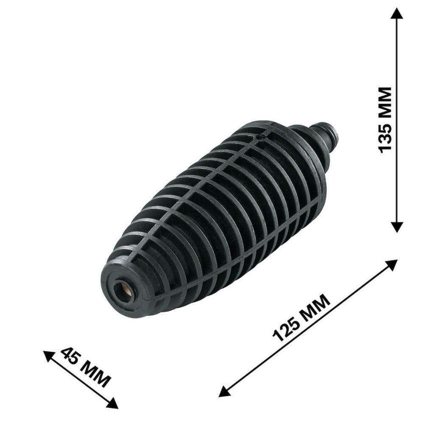Bico Turbo Para Lavadora De Alta Pressão Bosch Com Jato Rotativo De Alta Intensidade - imagem 4