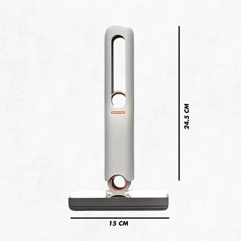 Mini Mop Rodinho Esfregão Portátil Dobrável Limpeza Rápida Plástico Abs E Algodão Para Vidro Janela - imagem 5