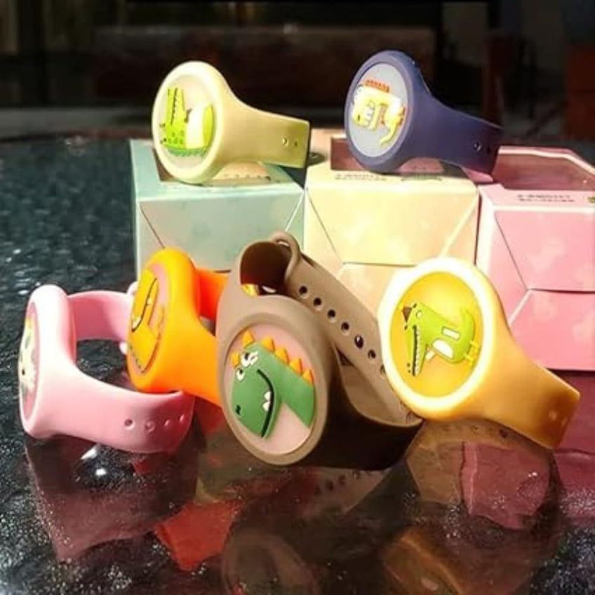 Pulseira Repelente Infantil Silicone Ajustável Proteção Natural Contra Mosquito E Dengue Essência - imagem 2